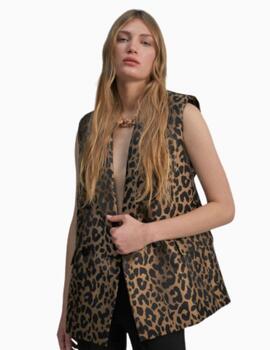 Chaleco LOLA CASADEMUNT BY MAITE animal print