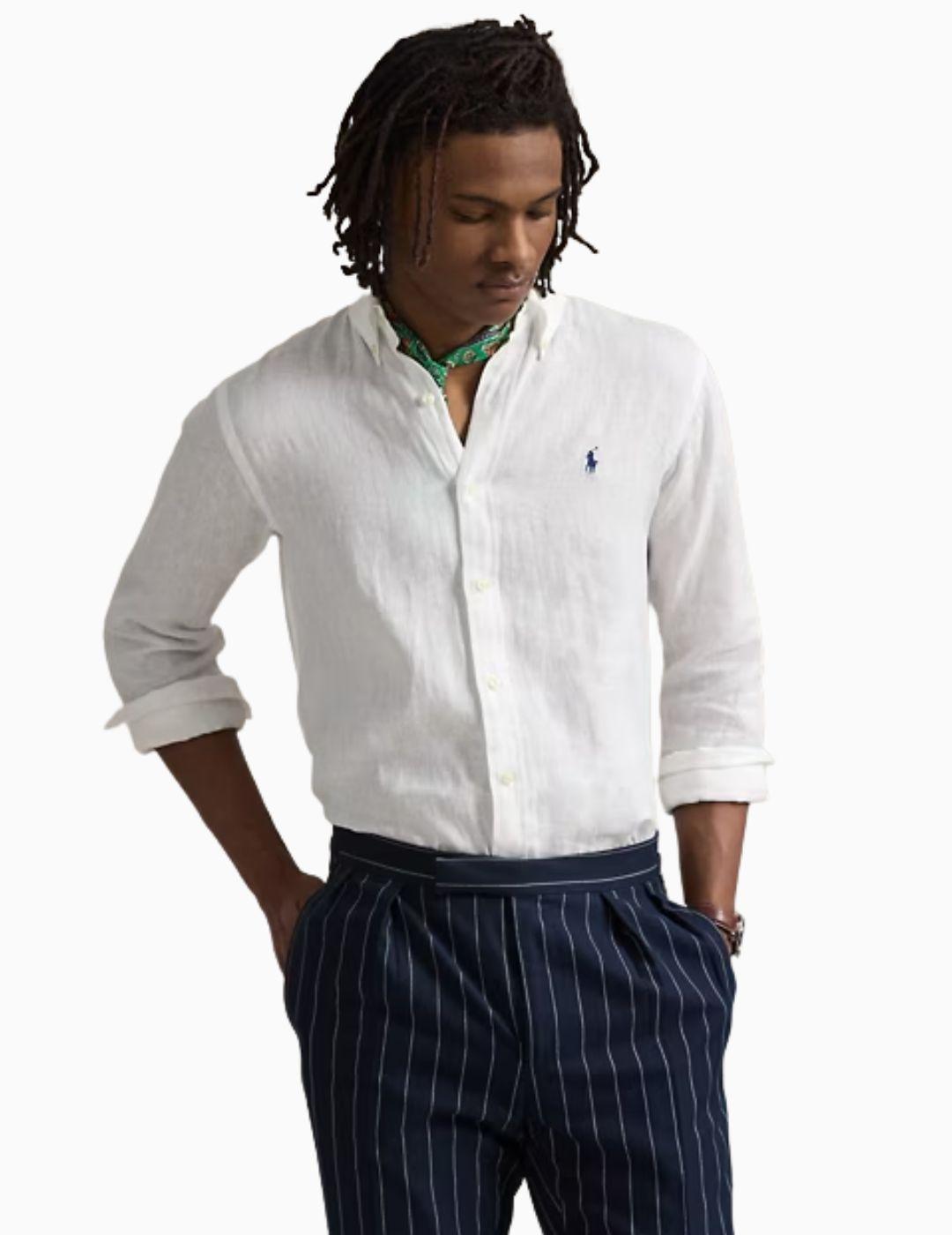 Camisa POLO RALPH LAUREN de lino Custom Fit 