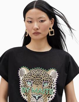 Camiseta LOLA CASADEMUNT BY MAITE leopardo 