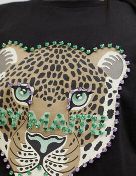 Camiseta LOLA CASADEMUNT BY MAITE leopardo 