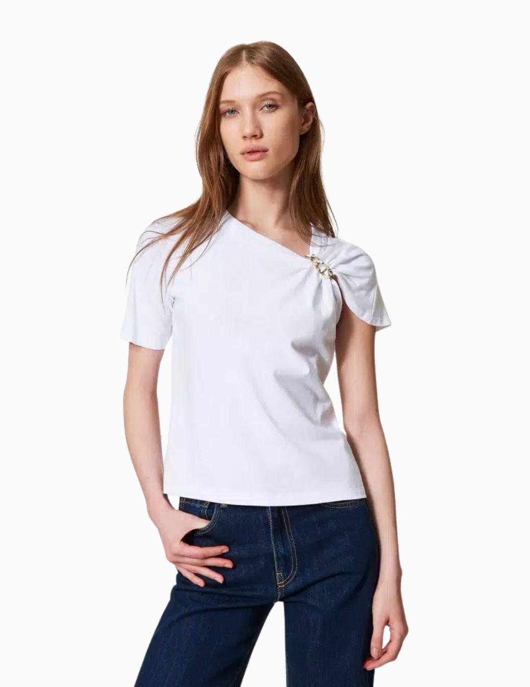 Camiseta TWINSET con cadena Oval T 