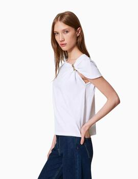 Camiseta TWINSET con cadena Oval T 
