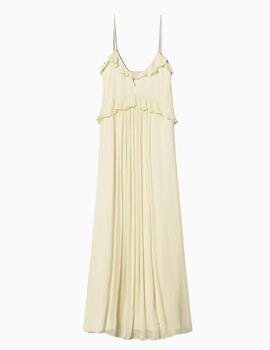 Vestido TWINSET midi de georgette y raso 