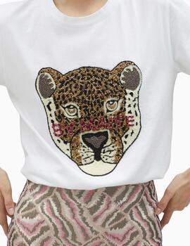 Camiseta LOLA CASADEMUNT BY MAITE león pedrería 