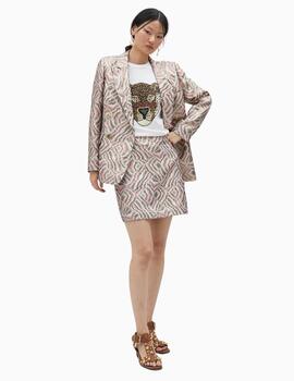 Camiseta LOLA CASADEMUNT BY MAITE león pedrería 