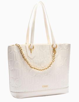 Bolso LUI JO tote con logotipo y cadena  