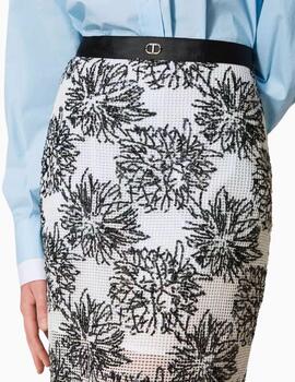 Falda TWINSET midi con lentejuelas 
