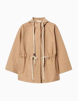Chaqueta TWINSET tipo gabán con capucha