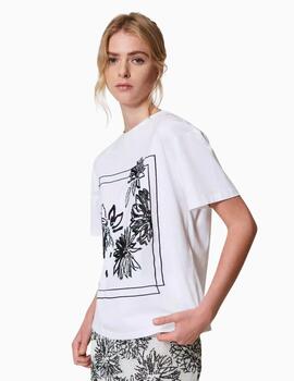 Camiseta TWINSET con bordado de lentejuelas 