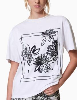 Camiseta TWINSET con bordado de lentejuelas 