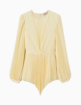Blusa TWINSET de georgette plisada 