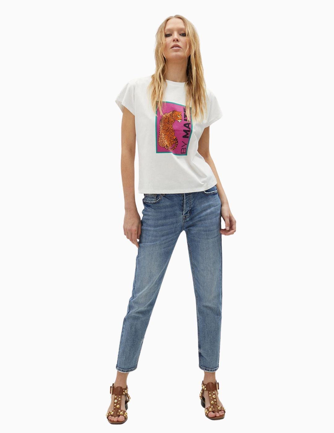 Camiseta LOLA CASADEMUNT BY MAITE estampado tigre 