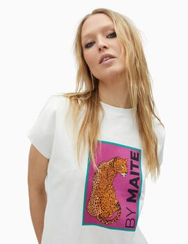 Camiseta LOLA CASADEMUNT BY MAITE estampado tigre 