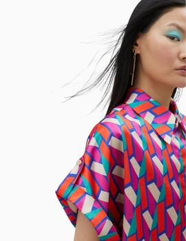 Camisa LOLA CASADEMUNT BY MAITE estampada  