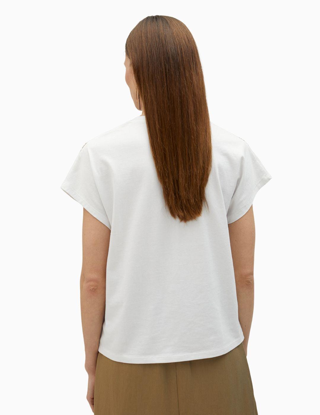 Camiseta LOLA CASADEMUNT BY MAITE pedrería tigres 