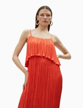 Vestido LOLA CASADEMUNT BY MAITE plisado midi