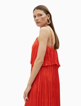 Vestido LOLA CASADEMUNT BY MAITE plisado midi