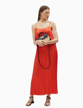 Vestido LOLA CASADEMUNT BY MAITE plisado midi