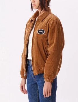 Chaqueta Obey Nomad Corduroy Jacket Catechu Wood