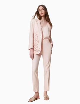 Top TWINSET de raso brillante 
