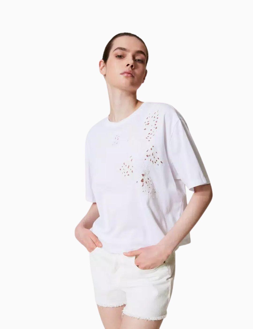 Camiseta TWINSET con bordado 