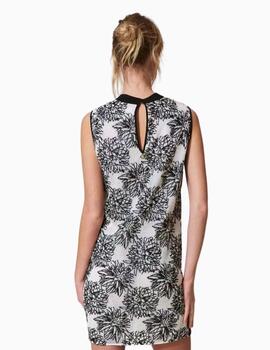 Vestido TWINSET corto con bordado de lentejuelas 
