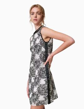 Vestido TWINSET corto con bordado de lentejuelas 