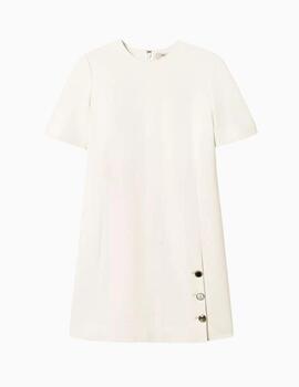 Vestido TWINSET corto con botones joya 