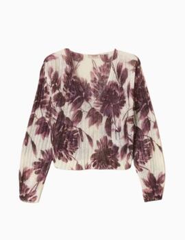 Jersey TWINSET de mezcla de mohair de flores 
