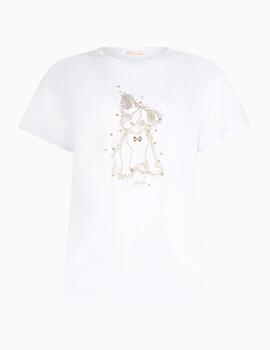 Camiseta LIU JO con strass  