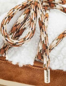 MULES MOON BOOT ICON MARRÓN CON LANA DE OVEJA