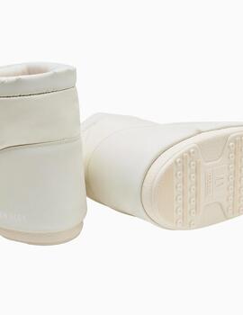 BOTAS MOON BOOT NO LACE CREAM DE GOMA