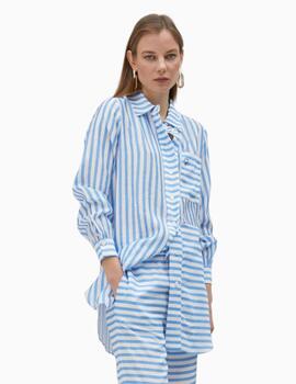 CAMISA LOLA CASADEMUNT RAYA BIDIRECCIONAL AZUL