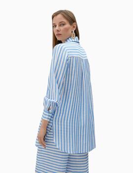 CAMISA LOLA CASADEMUNT RAYA BIDIRECCIONAL AZUL