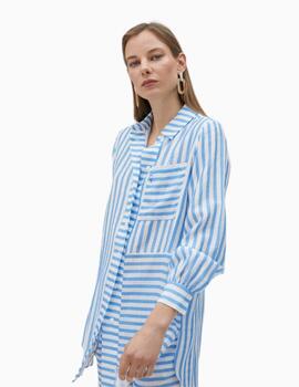CAMISA LOLA CASADEMUNT RAYA BIDIRECCIONAL AZUL