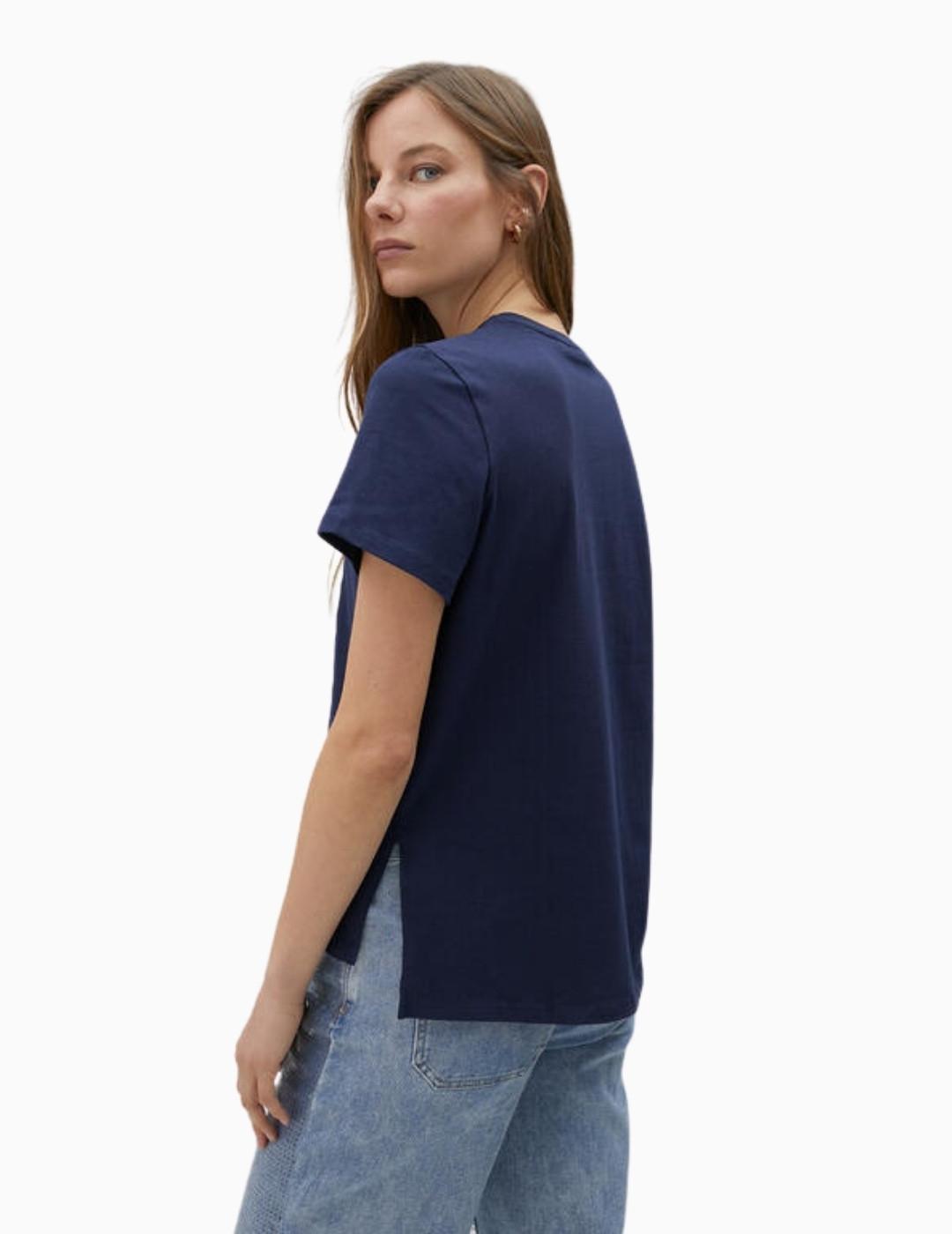 CAMISETA LOLA CASADEMUNT 1981 RELIEVE AZUL MARINO