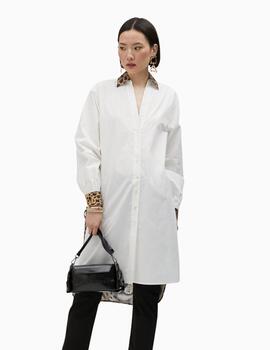 CAMISA LOLA CASADEMUNT EXTRALARGA ESTAMPADO LEOPAR