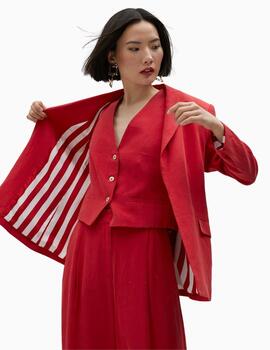 AMERICANA LOLA CASADEMUNT RECTA TENCEL ROJA