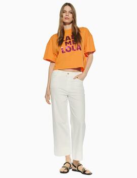 CAMISETA LOLA CASADEMUNT CROPPED CALL ME LOLA