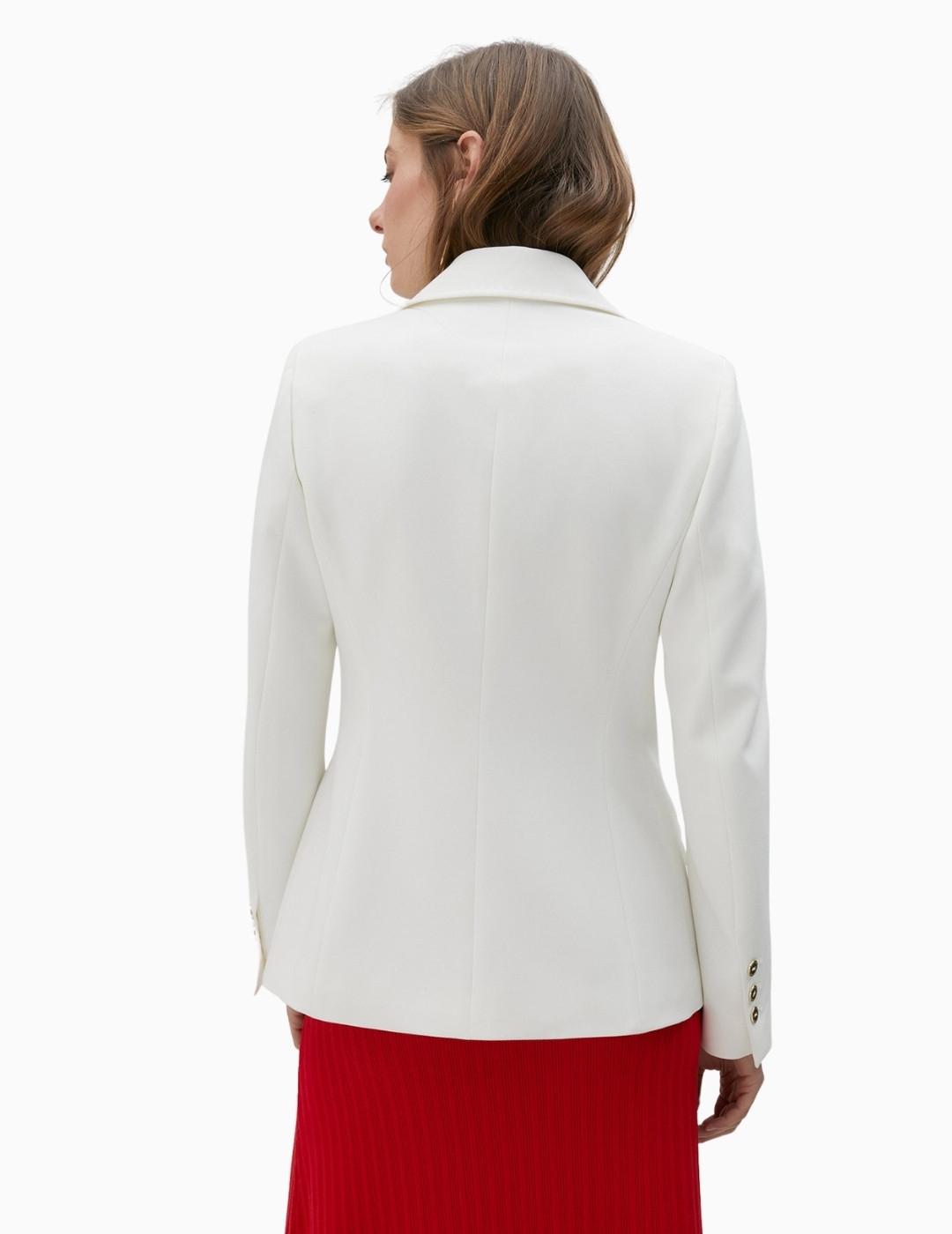 AMERICANA LOLA CASADEMUNT CON BORDADO BLANCA