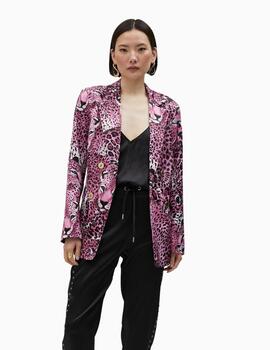BLAZER LOLA CASADEMUNT ANIMAL PRINT ROSA