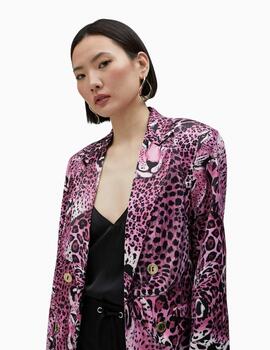 BLAZER LOLA CASADEMUNT ANIMAL PRINT ROSA