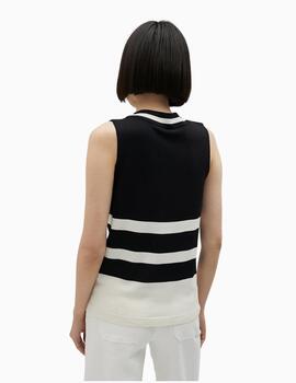 TOP LOLA CASADEMUNT PUNTO BICOLOR