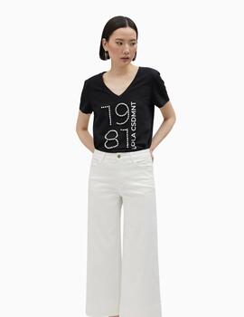 CAMISETA LOLA CASADEMUNT PIEDRAS 1981 NEGRA