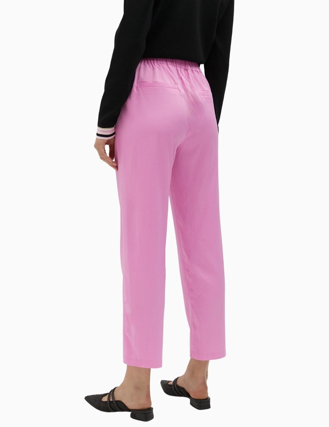  PANTALÓN LOLA CASADEMUNT SATINADO ROSA 