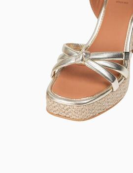 SANDALIAS POPA JOLLA MULTI LAMINADA ORO Y PLATA