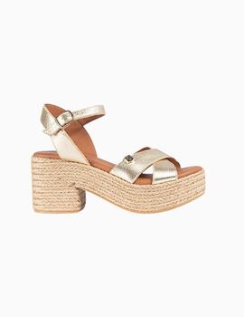 SANDALIAS POPA CLIFTON LAMINADO ORO