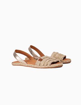 MENORQUINA POPA PLANA MENDOZA FLECOS BEIGE
