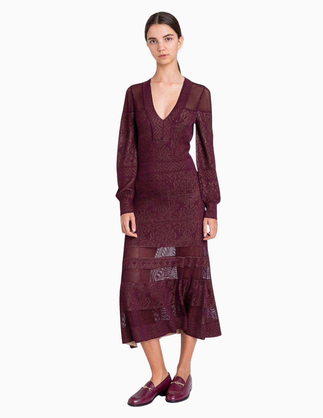 VESTIDO TWINSET DE PUNTO