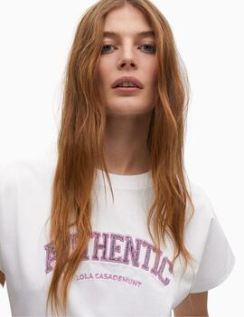 CAMISETA  LOLA CSDM AUTHENTIC MANGA SISA BLANCA